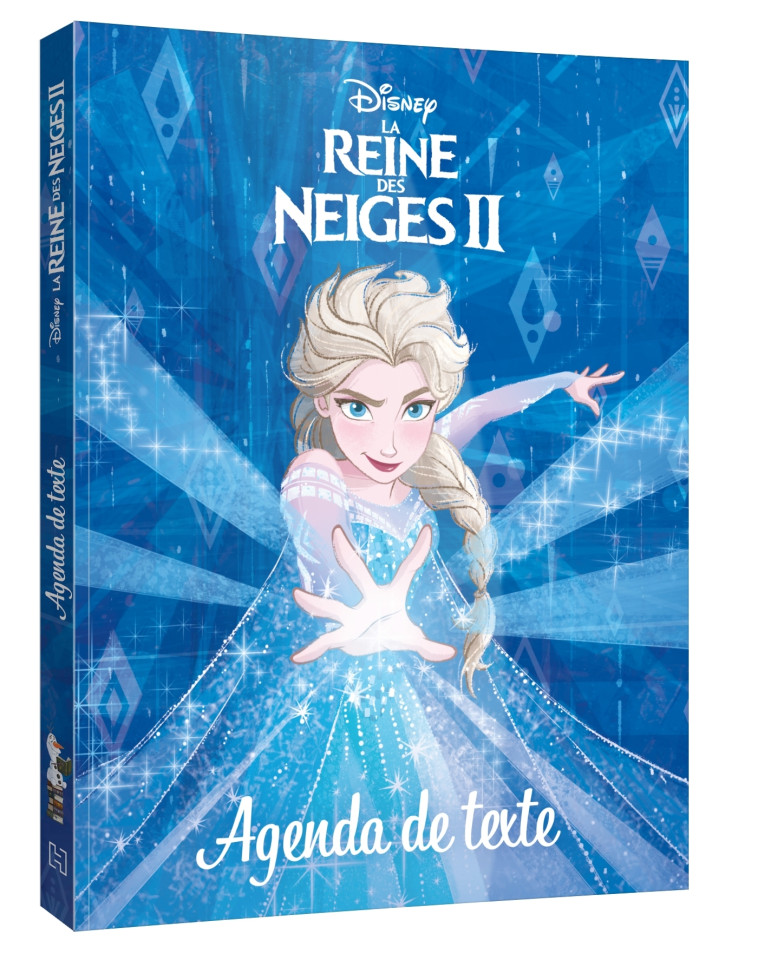 LA REINE DES NEIGES 2 - Agenda de texte - Disney -  Collectif - DISNEY HACHETTE