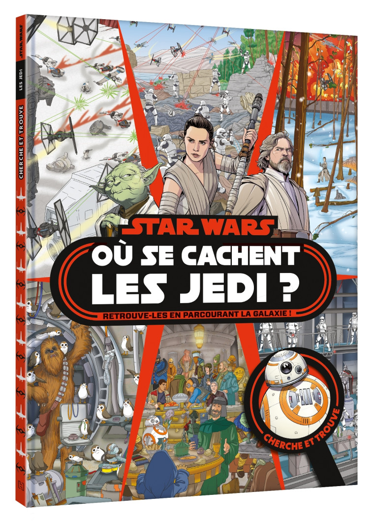 STAR WARS - Où se cachent les Jedi ? - Cherche et trouve -  Collectif - DISNEY HACHETTE