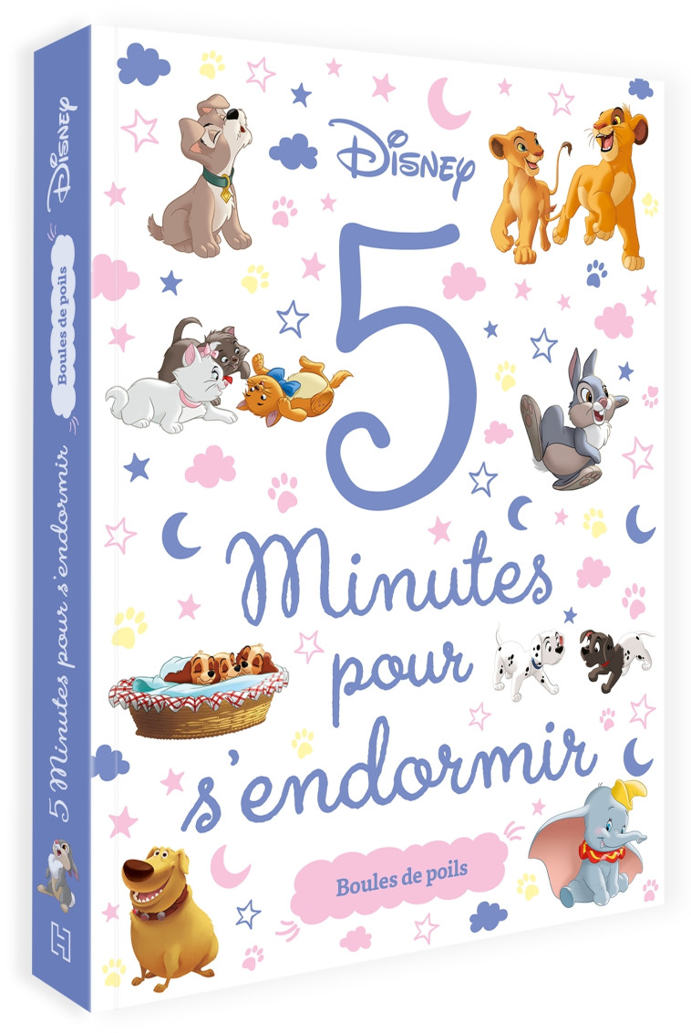 DISNEY CLASSIQUES - 5 Minutes pour s'endormir - Boules de poils -  Collectif - DISNEY HACHETTE