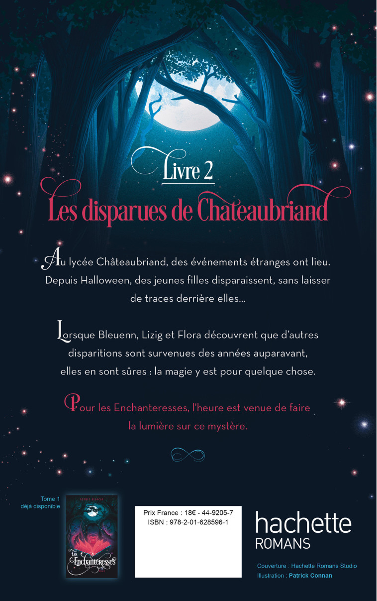 Les Enchanteresses - tome 2 - Les disparues de Chateaubriand - Sophie Gliocas - HACHETTE ROMANS