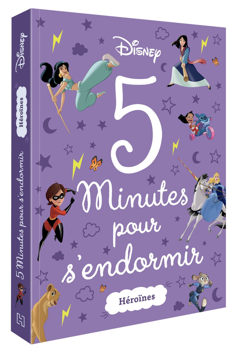 DISNEY - 5 Minutes pour s'endormir - Héroïnes -  Collectif - DISNEY HACHETTE