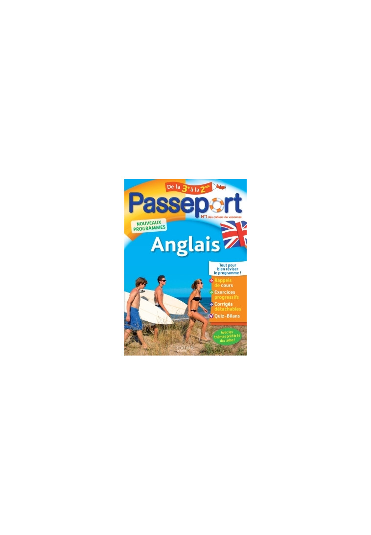 Passeport - Anglais de la 3e à la 2de - Cahier de vacances 2021 - Elizabeth Louise Cazenave-Oaten - HACHETTE EDUC