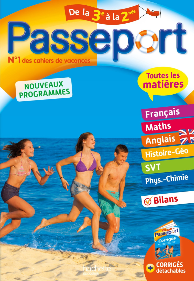 Passeport - Toutes les matières de la 3e à la 2de - Cahier de vacances 2021 - Christophe Douay - HACHETTE EDUC