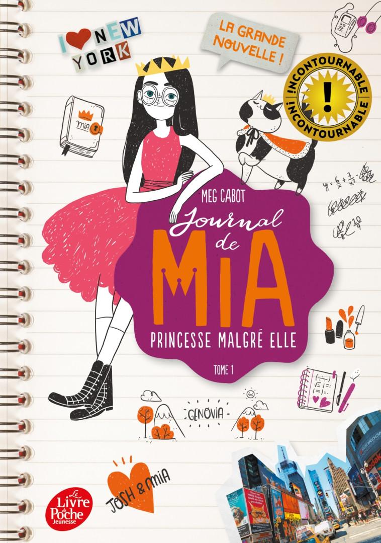 Journal de Mia, princesse malgré elle - Tome 1 - Meg Cabot - POCHE JEUNESSE