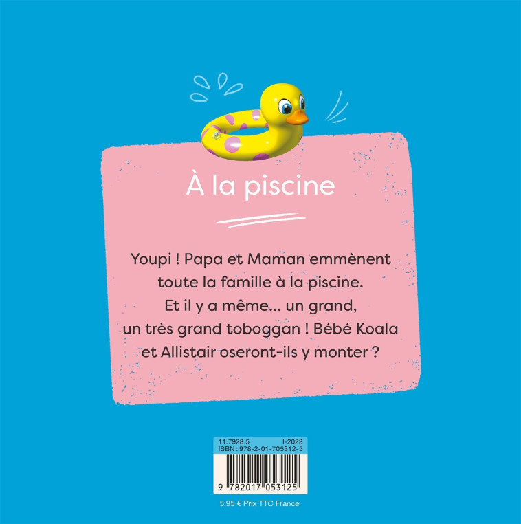 Bébé Koala à la piscine - Nadia Berkane - HACHETTE ENFANT