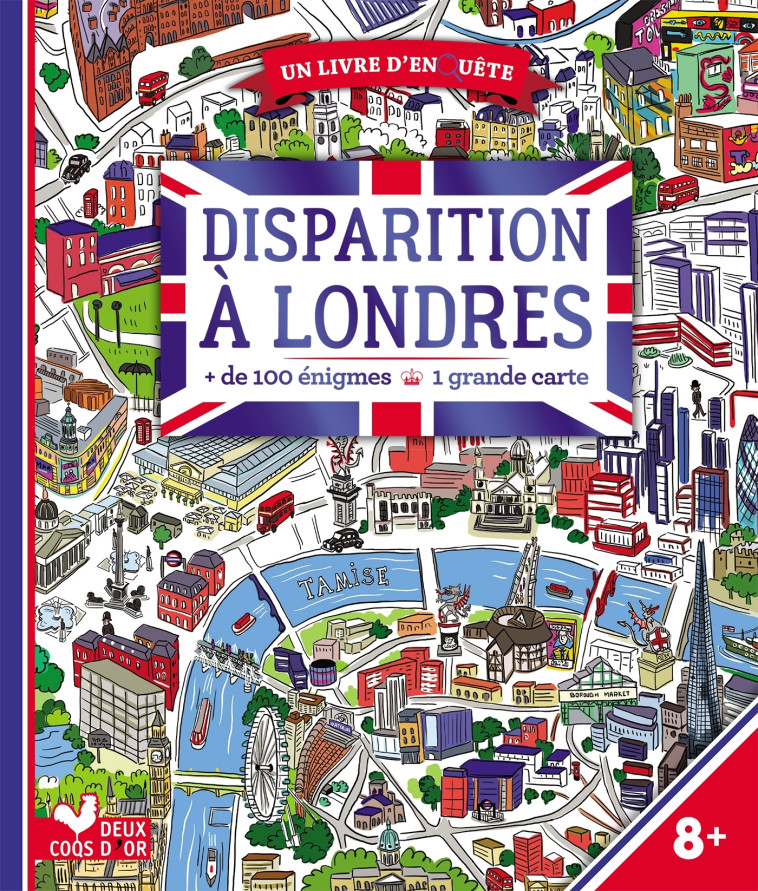 Disparition à Londres - livre avec carte -  Les Fées hilares - DEUX COQS D OR