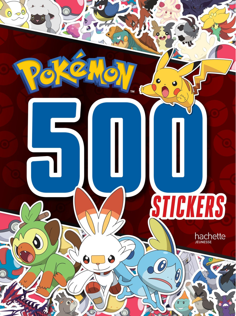 Pokémon - 500 stickers - XXX - HACHETTE JEUN.