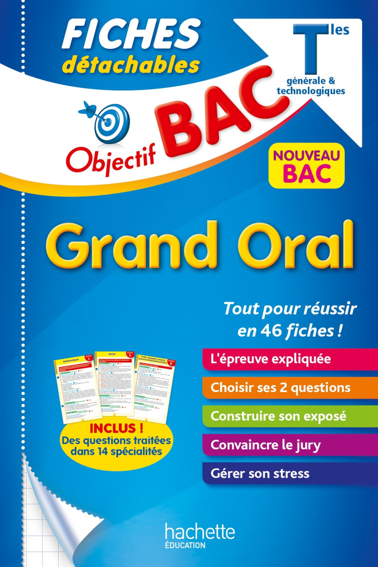 Objectif BAC Fiches Le Grand oral du BAC Tle - Isabelle Lisle - HACHETTE EDUC