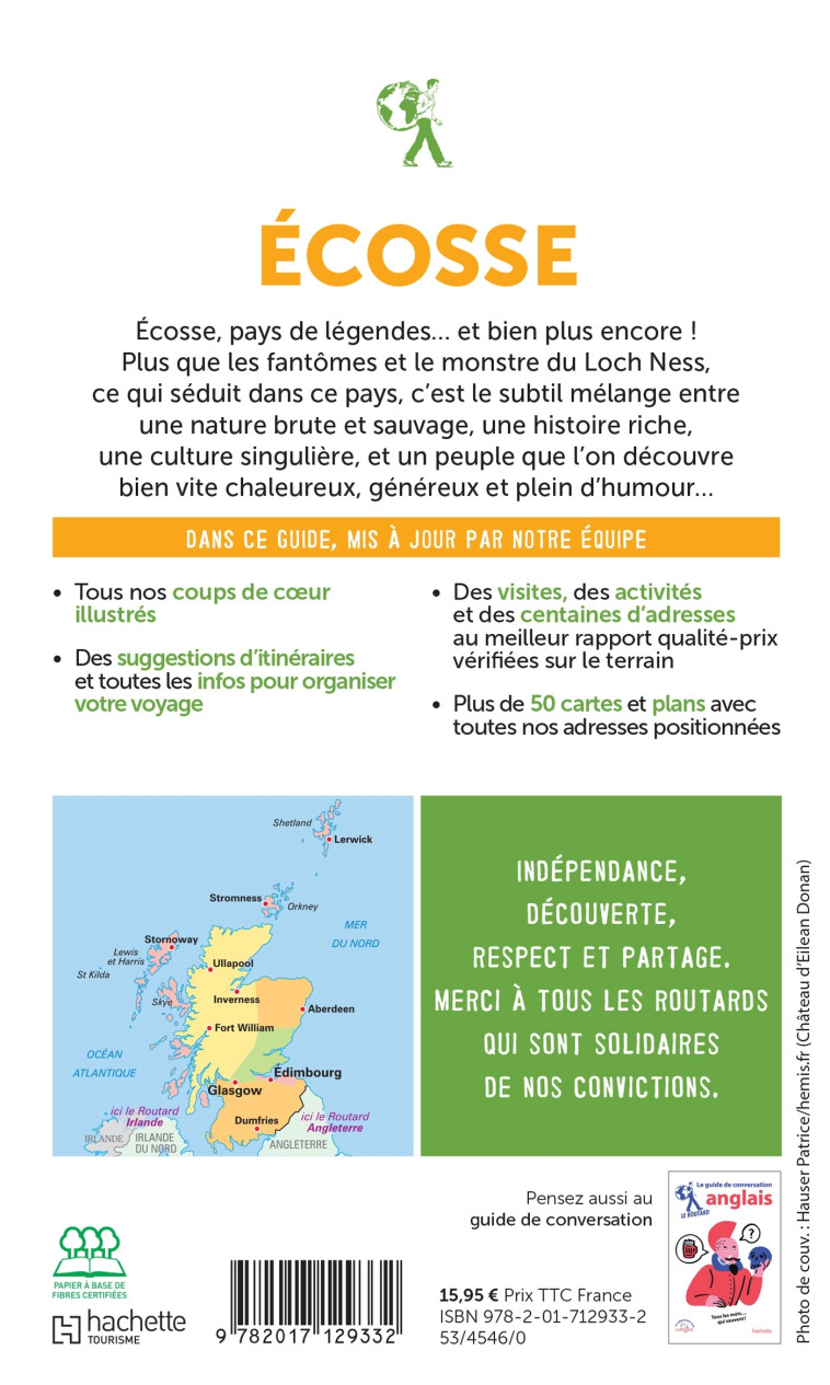 Guide du Routard Ecosse 2022/23 -   - HACHETTE TOURI