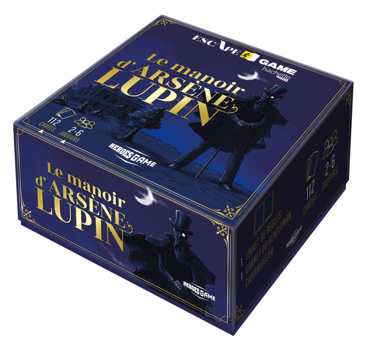 Escape game Le manoir d'Arsène Lupin - Bertrand Puard - HACHETTE HEROES