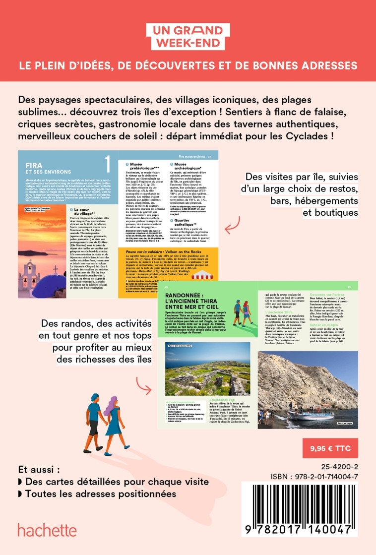 Santorin, Anafi, Ios Guide Un Grand Week-end -   - HACHETTE TOURI