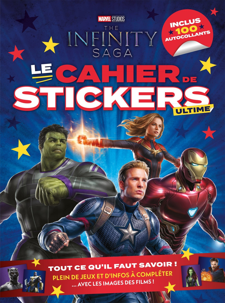 MARVEL - Le cahier de stickers ultime -  Collectif - DISNEY HACHETTE