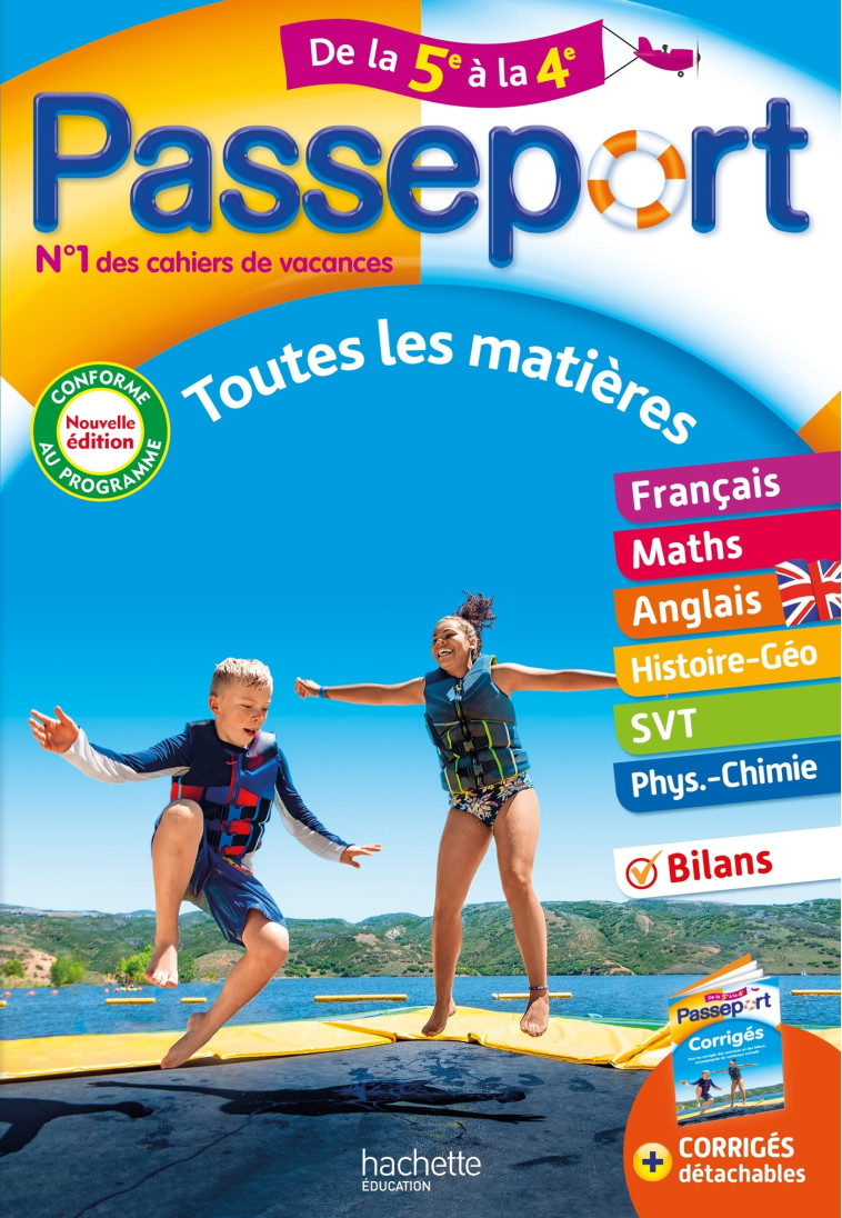 Passeport - Toutes les matières - De la 5e à la 4e - Cahier de vacances 2024 - Isabelle Lisle - HACHETTE EDUC