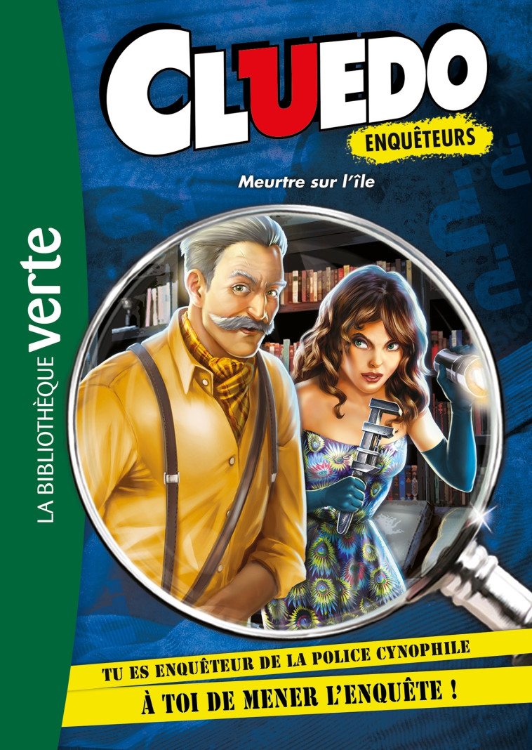 Cluedo Enquêteurs 04 - Meurtre sur l'île -  Hasbro - HACHETTE JEUN.