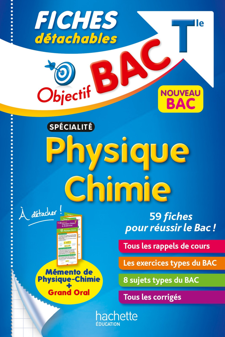 Objectif BAC Fiches détachables Spécialité Physique-Chimie Tle - Daniel Ramirez - HACHETTE EDUC