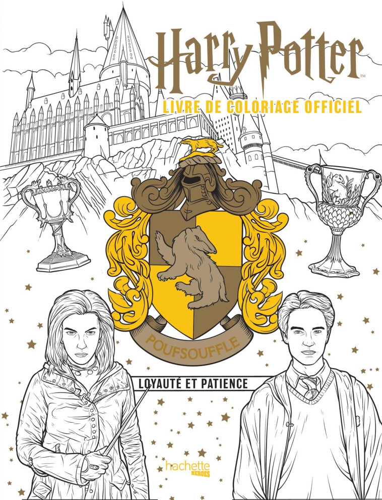 Harry Potter - Poufsouffle - le livre de coloriage officiel -   - HACHETTE HEROES