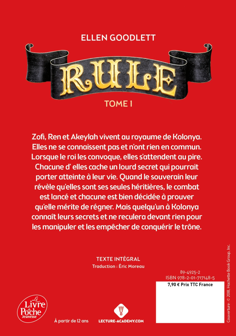 Rule - Éric Moreau - POCHE JEUNESSE