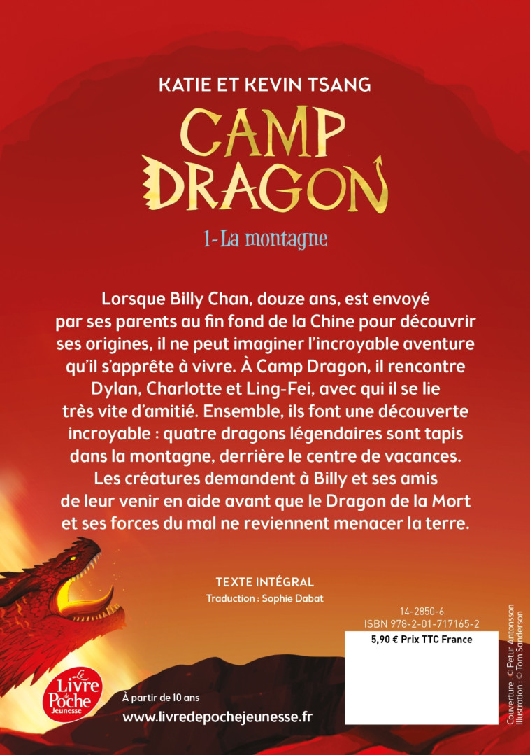 Camp dragon - Tome 1 - Sophie Dabat - POCHE JEUNESSE