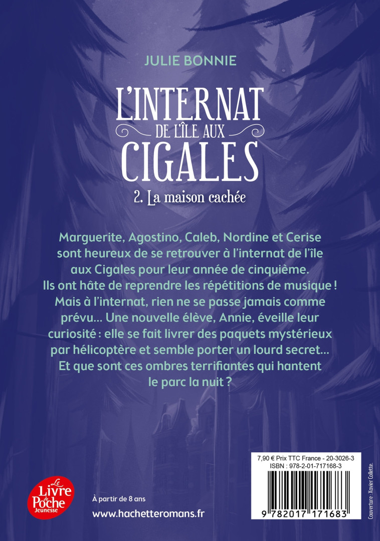 L'internat de l'ile aux cigales - Tome 2 - Julie Bonnie - POCHE JEUNESSE