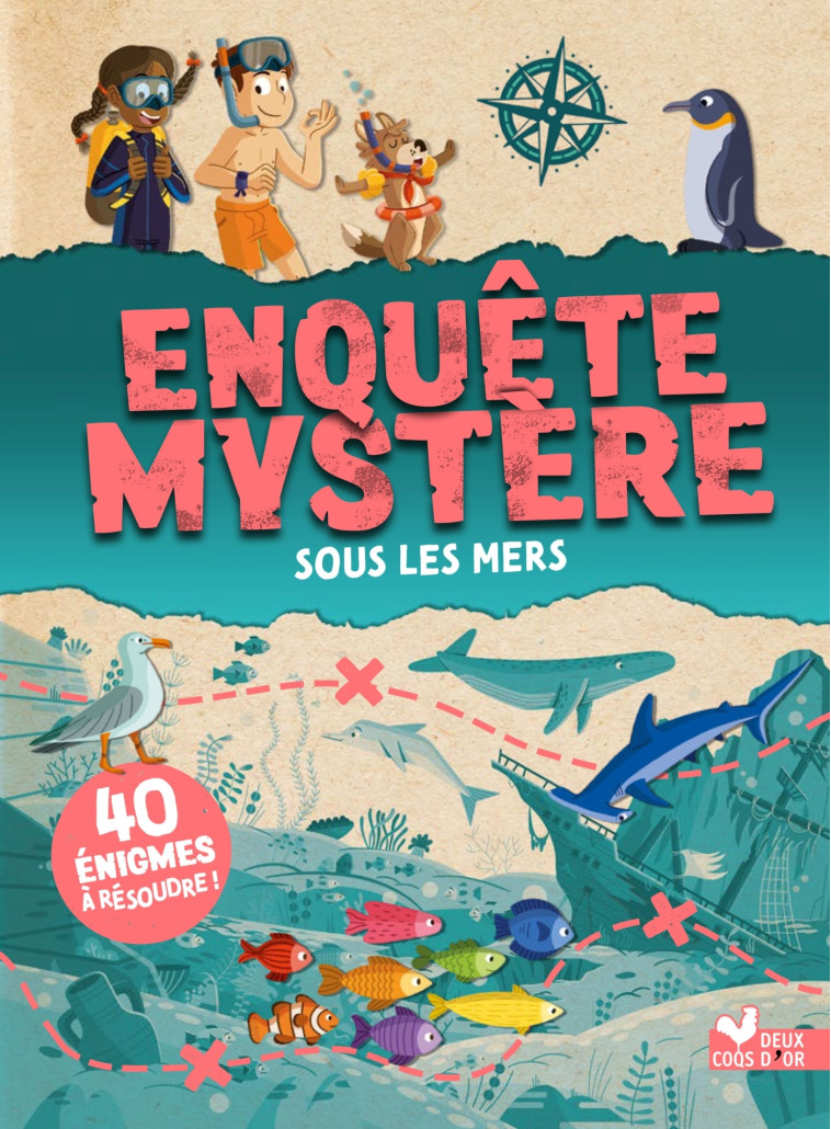 Enquête mystère - Sous les mers - Catherine Mollica - DEUX COQS D OR