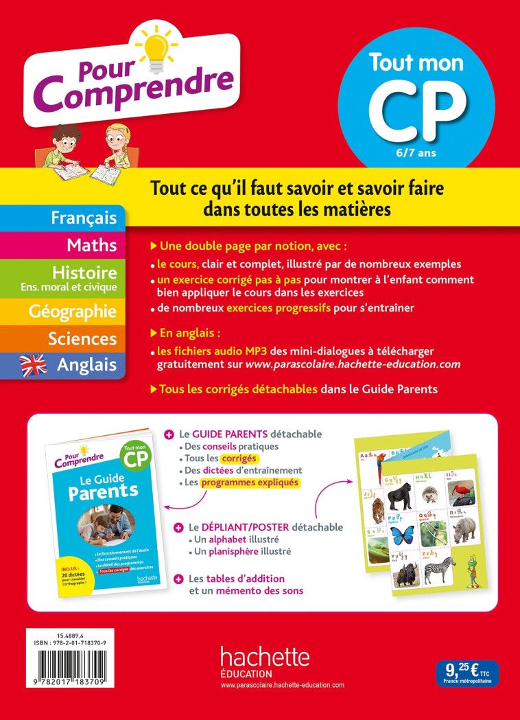 Pour comprendre Tout mon CP - Pauline Bodeau - HACHETTE EDUC