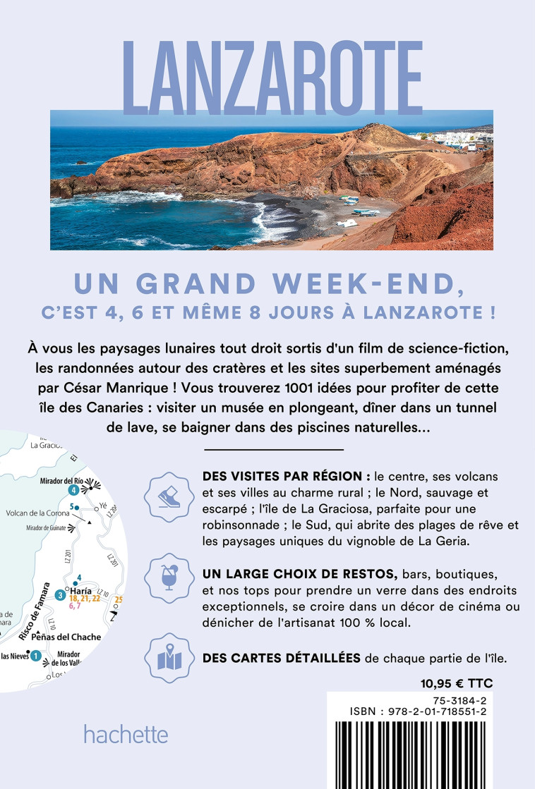 Lanzarote Guide Un Grand Week-end -   - HACHETTE TOURI