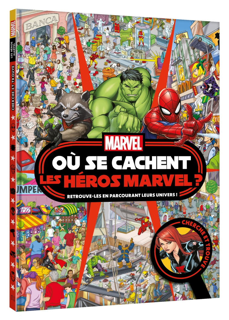 MARVEL - Où se cachent les héros Marvel ? - Cherche et trouve -  Collectif - DISNEY HACHETTE