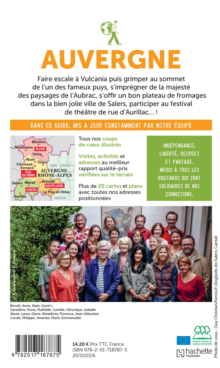 Guide du Routard Auvergne 2022/23 -   - HACHETTE TOURI