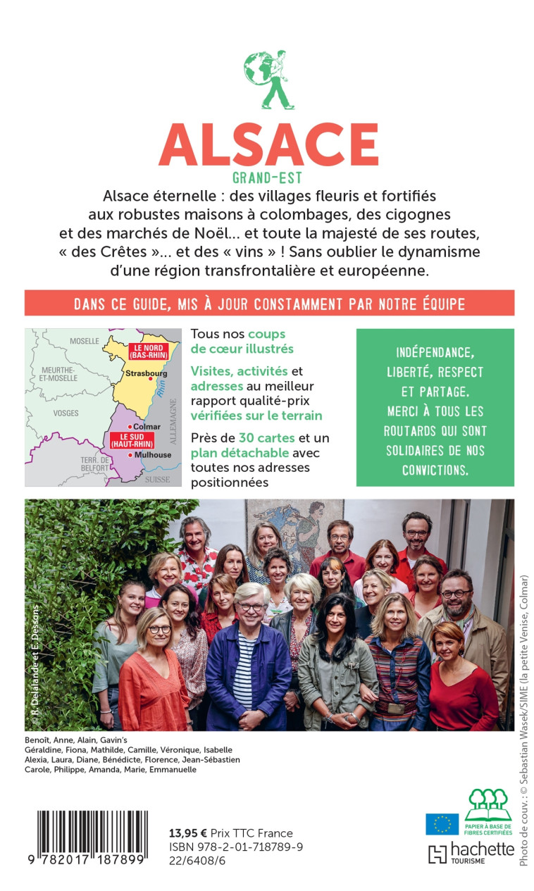 Guide du Routard Alsace 2022/23 -   - HACHETTE TOURI