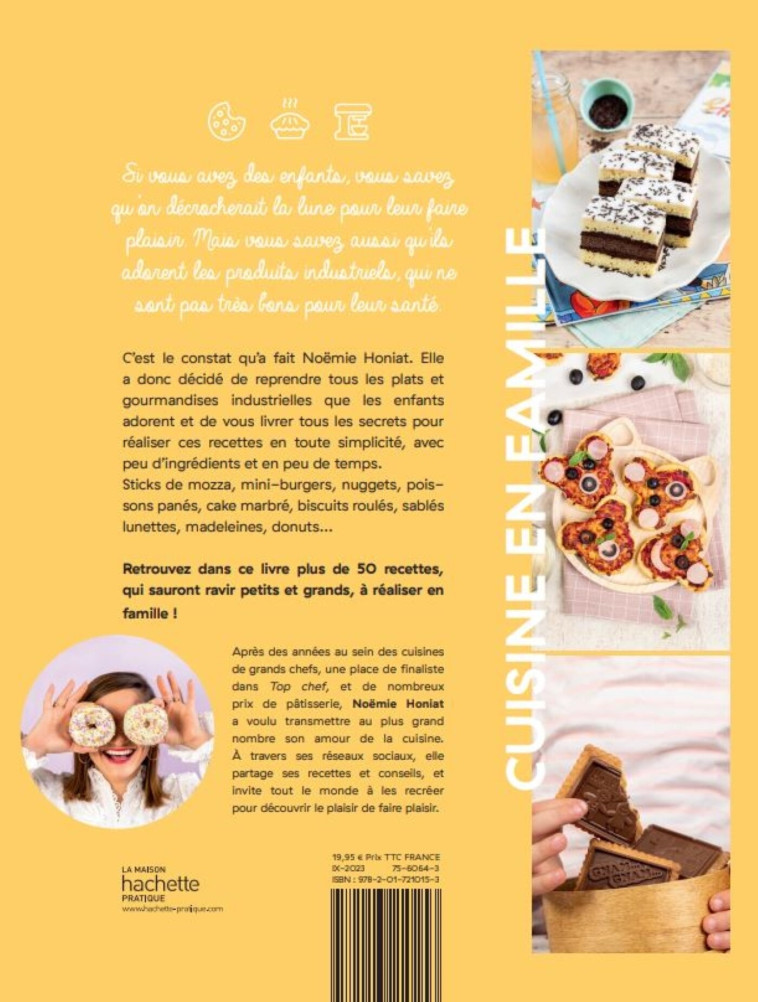 Noëmie Honiat cuisine en famille - Noémie Honiat - HACHETTE PRAT