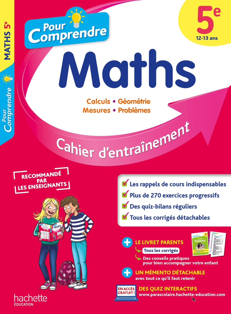 Pour Comprendre Maths 5E - Philippe Rousseau - HACHETTE EDUC