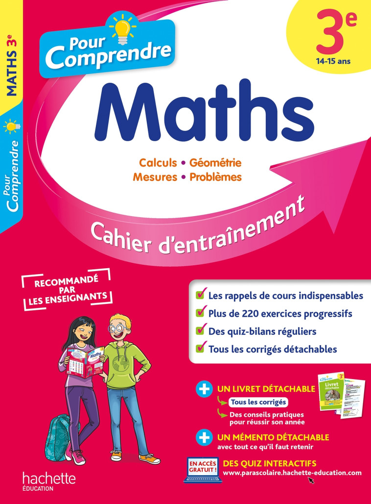 Pour Comprendre Maths 3E - Philippe Rousseau - HACHETTE EDUC