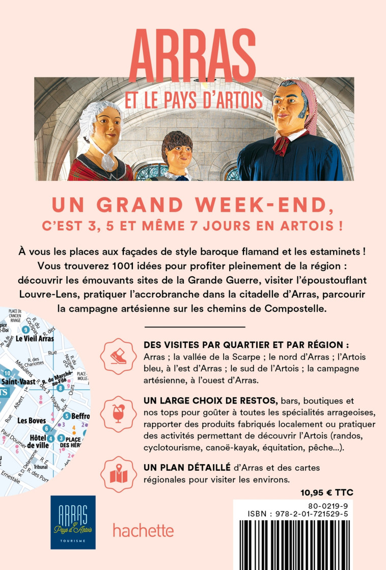 Arras et le pays d'Artois guide Un Grand Week-end -   - HACHETTE TOURI