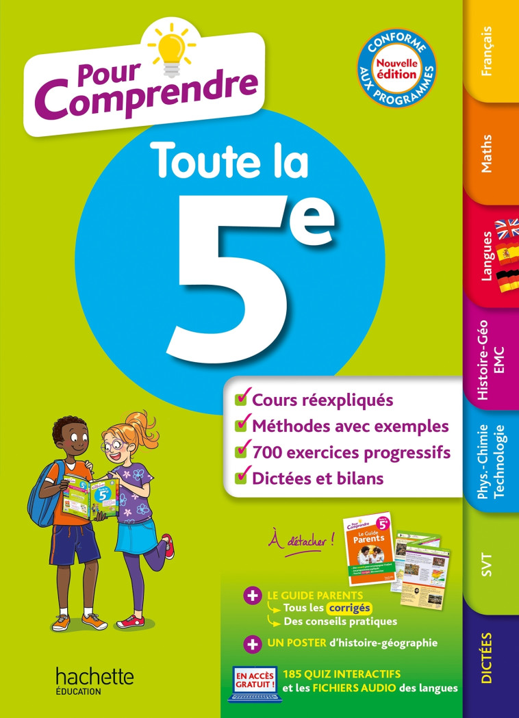 Pour Comprendre Toutes Les Matières 5E - Isabelle Lisle - HACHETTE EDUC