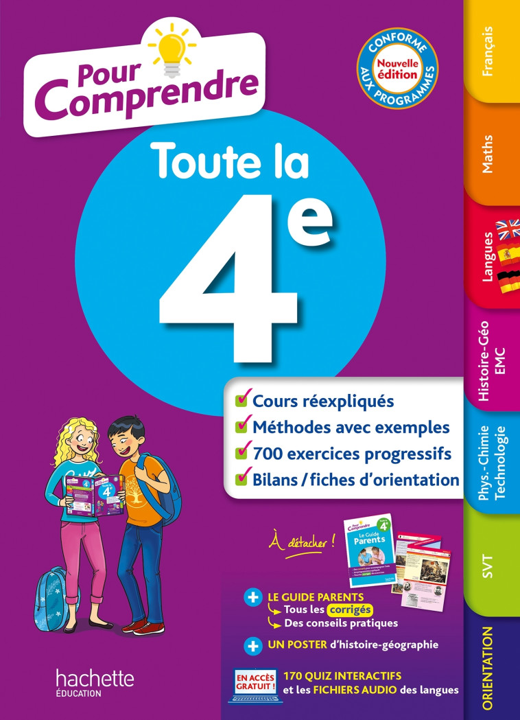 Pour Comprendre Toutes Les Matières 4E - Isabelle Lisle - HACHETTE EDUC