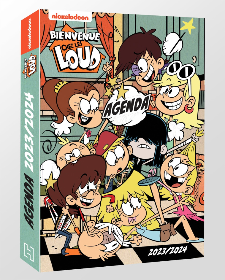 Bienvenue chez les Loud Agenda 2023/2024 -  COLLECTF - HACHETTE JEUN.