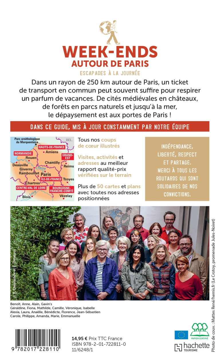 Guide du Routard Week-end autour de Paris 2023/24 -   - HACHETTE TOURI