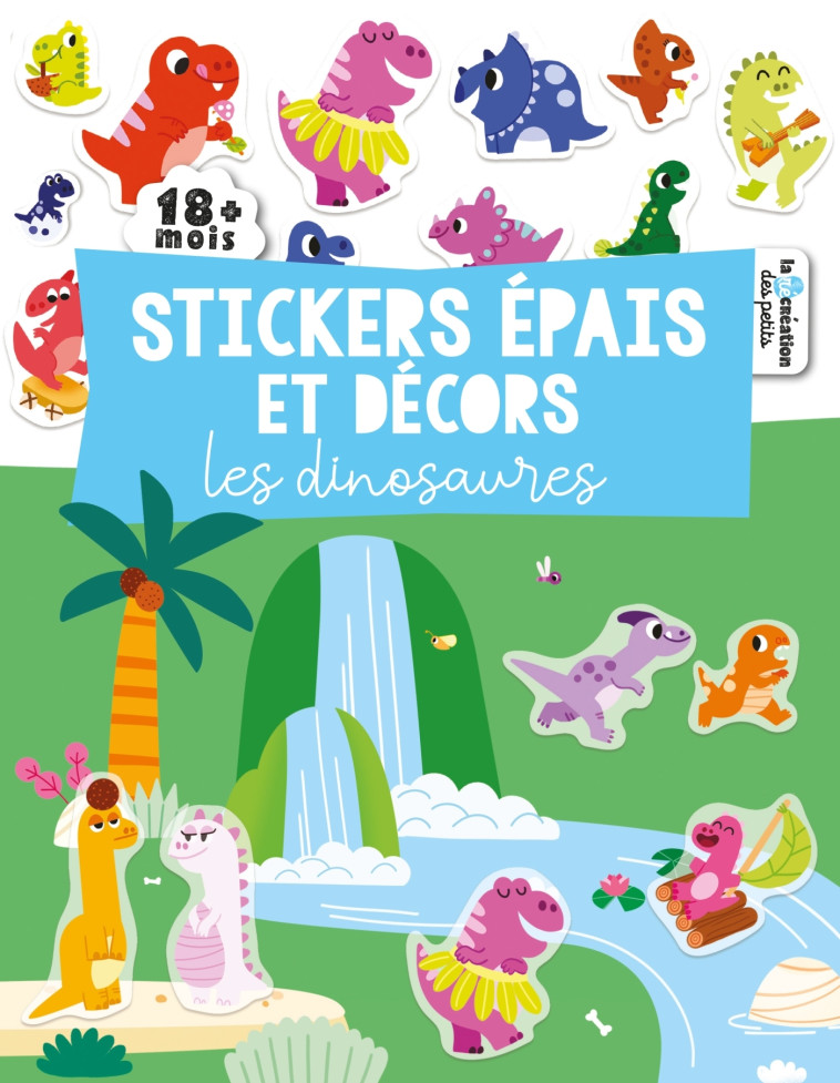 Stickers épais et décors - dinosaures - XXX - DEUX COQS D OR