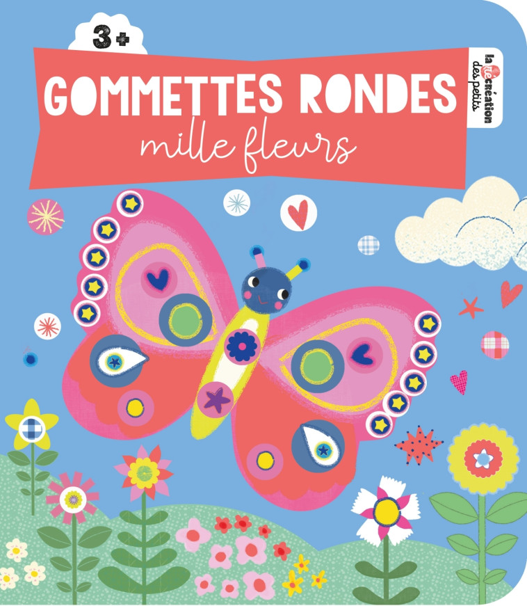 Gommettes rondes mille fleurs - Sarah Brezzi - DEUX COQS D OR