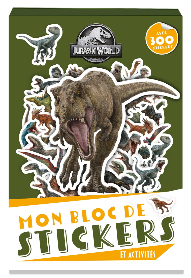 Jurassic World - Mon bloc de stickers et activités - XXX - HACHETTE JEUN.