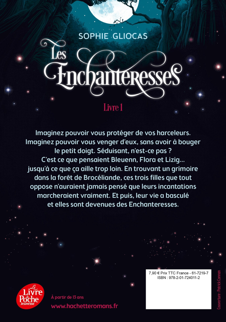 Les Enchanteresses  - Livre 1 - Sophie Gliocas - POCHE JEUNESSE