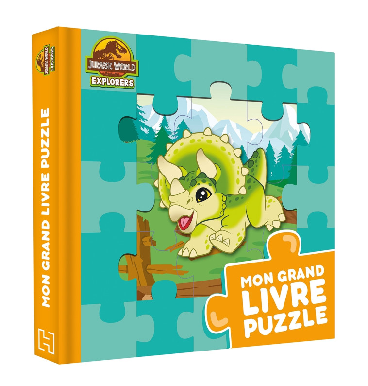 Jurassic World Explorers - Mon grand livre puzzle - XXX - HACHETTE JEUN.