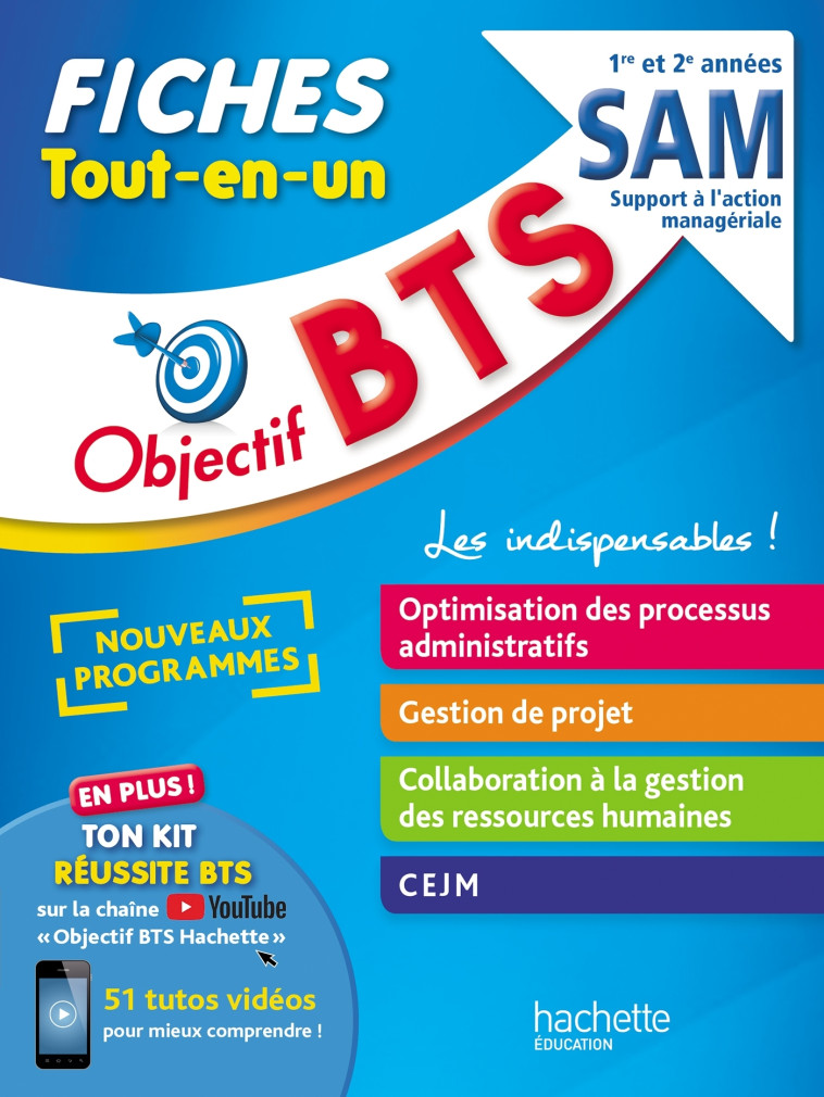 Objectif BTS SAM - Fiches Tout-en-un - Bruno Bonnefous - HACHETTE EDUC