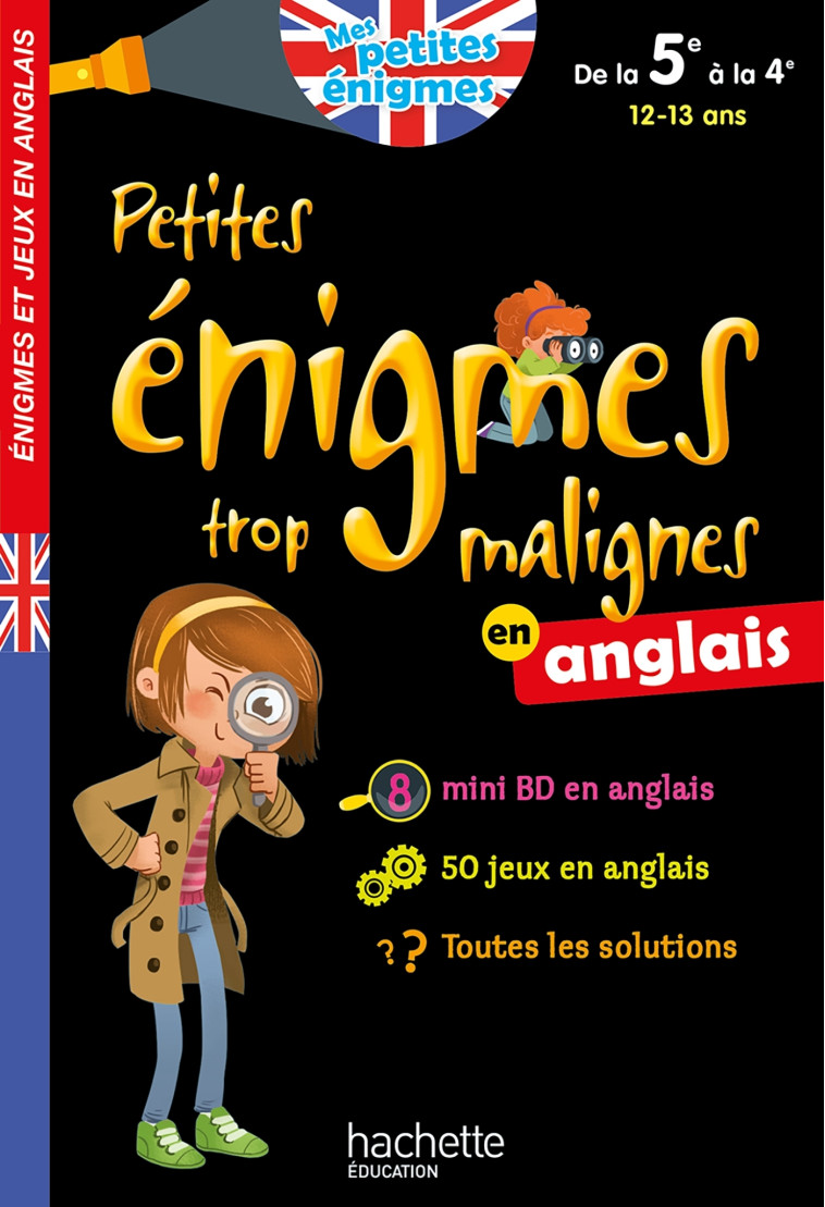 Petites énigmes trop malignes - Anglais de la 5e à la 4e - Cahier de vacances 2021 - Suzanna Robinson - HACHETTE EDUC