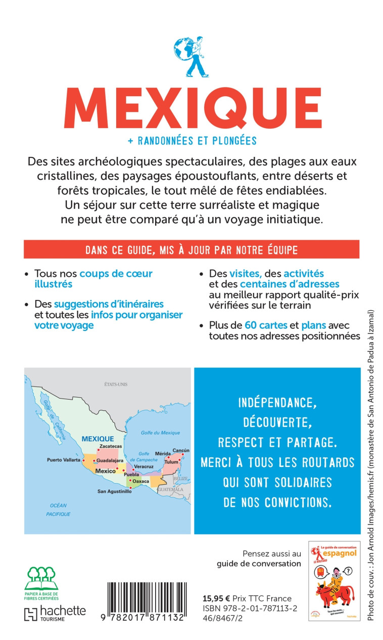 Guide du Routard Mexique (+Yucatan) 2022/23 -   - HACHETTE TOURI