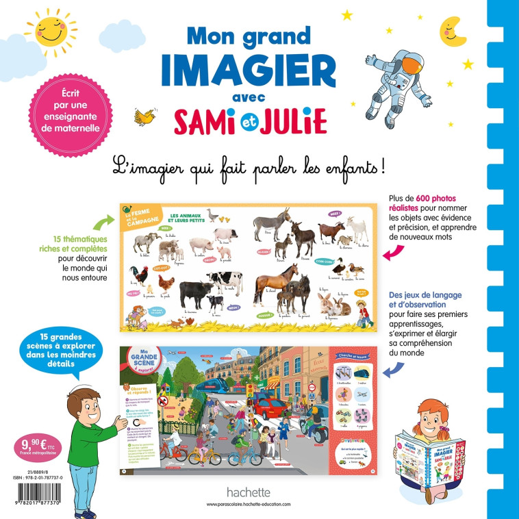 Mon grand imagier avec Sami et Julie - Marion Fallot - HACHETTE EDUC