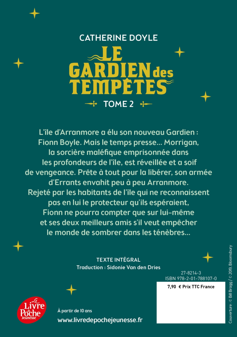 Le gardien des tempêtes - Tome 2 - Catherine Doyle - POCHE JEUNESSE