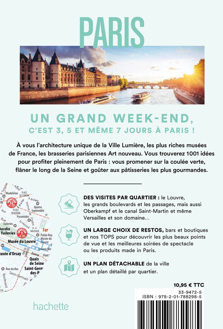 Paris Guide Un Grand Week-end -   - HACHETTE TOURI