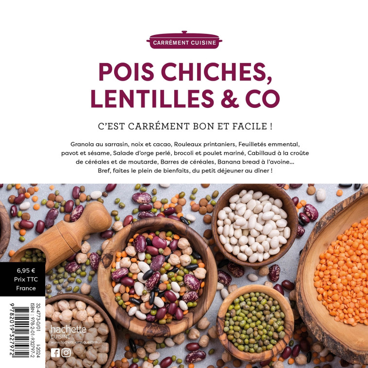 Pois chiches, lentilles & co -   - HACHETTE PRAT