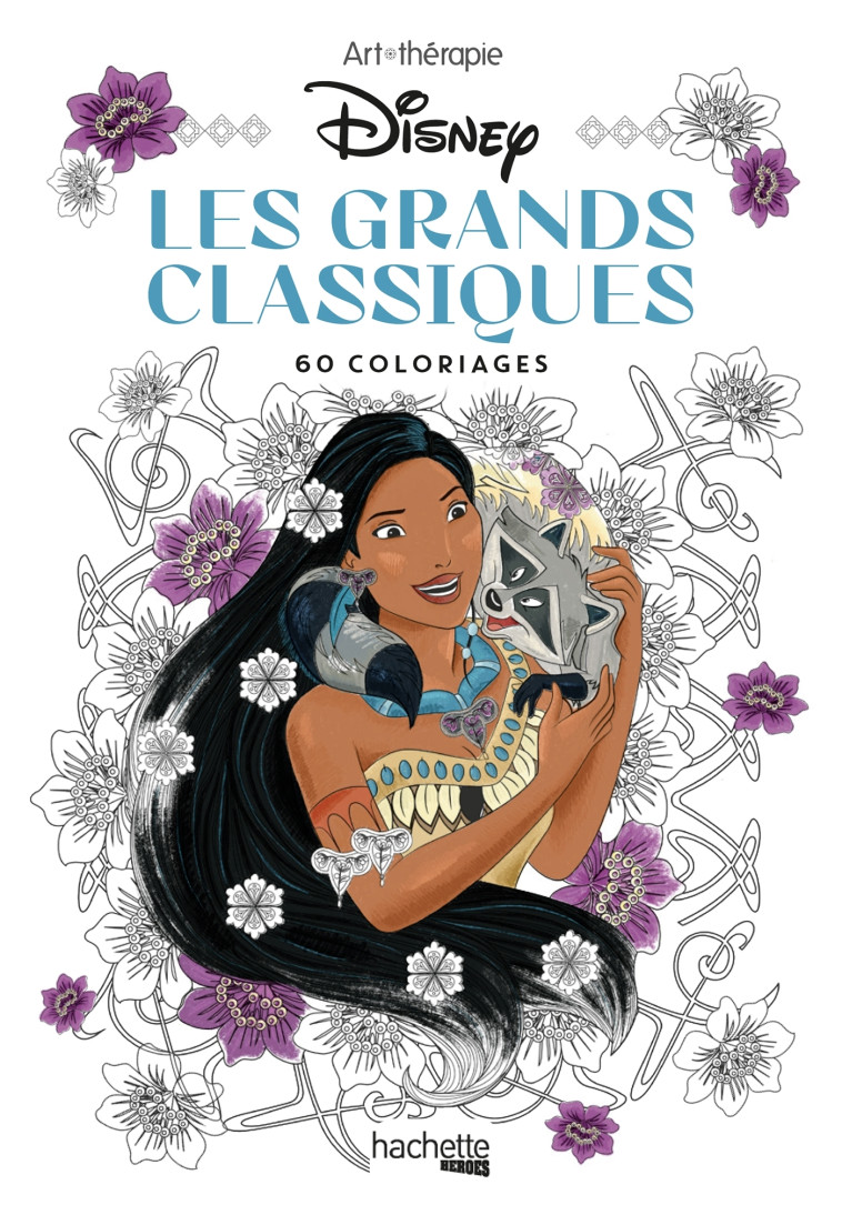 Les Petits blocs d'Art-thérapie Les Grands Classiques Disney -   - HACHETTE HEROES